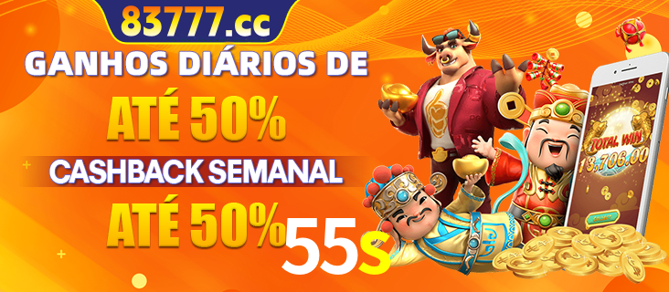 Anúncio de um membro ganhador do cassino 55s que ganhou R$2.193.486,00 jogando o slot PG Fortune Tiger, com os mascotes do jogo comemorando o prêmio.